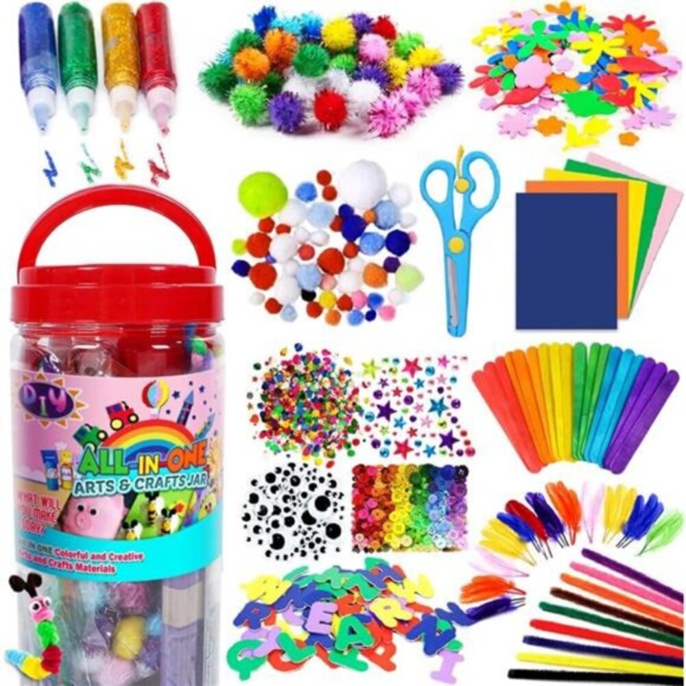 Arts and Crafts School Supplies for Kids Kindergarten School Supplies Set